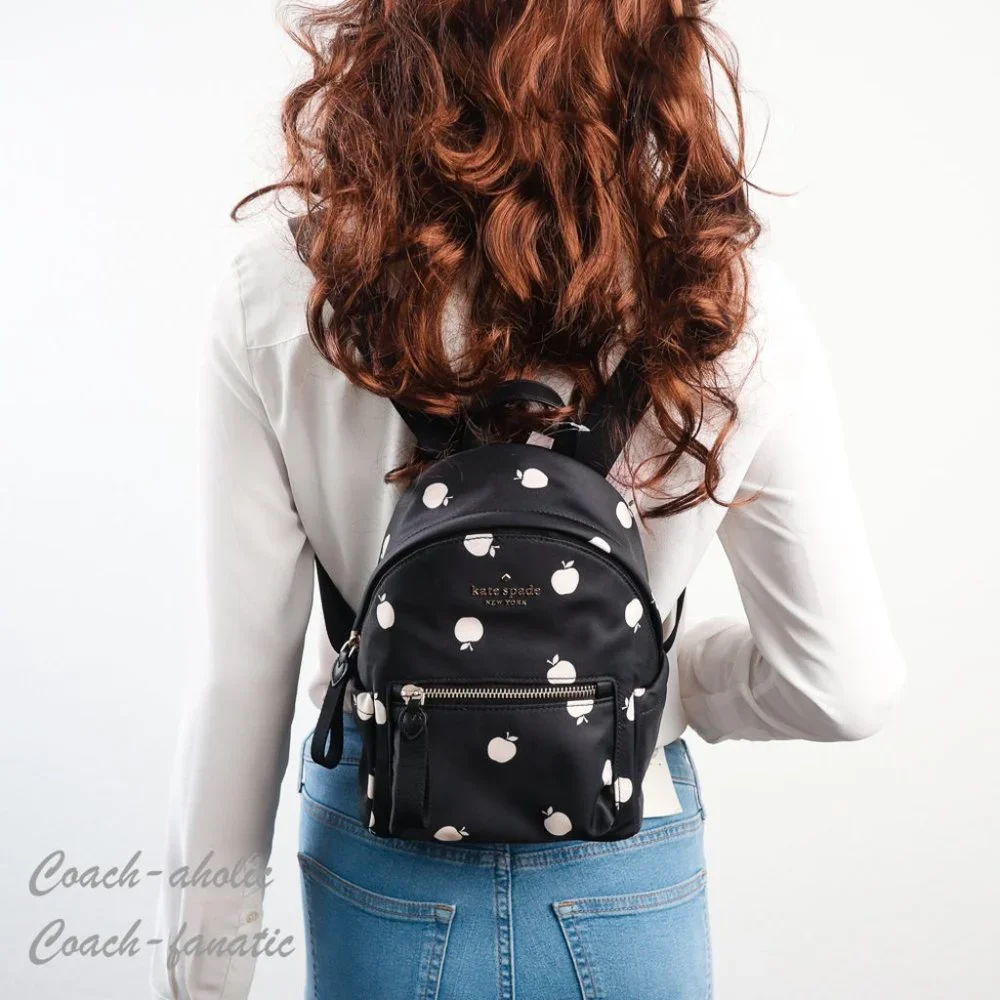 NWT Kate Spade New York Chelsea Mini Nylon Backpack in Orchard Toss Print - Picture 1 of 9